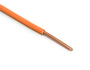 10 Feet (3 Meter) - Insulated Solid Copper THHN / THWN Wire - 14 AWG, Wire is Made in the USA, Residential, Commerical, Industrial, Grounding, Electrical rated for 600 Volts - In Orange