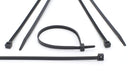 11 inch Black Nylon Zip Ties - Strong Zip Tie, Wire Ties - Indoor and Outdoor Rated -Screw Mounting Hole, Zip Ties (Wire Ties, Cable Ties), 100 Pack - Black - 11"