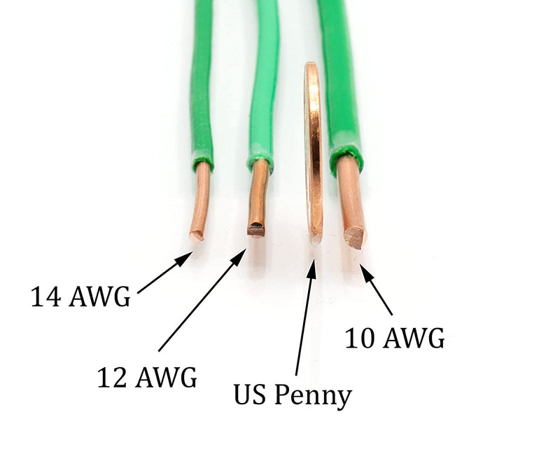 200 Feet (60 Meter) - Insulated Solid Copper THHN / THWN Wire - 10 AWG, Wire is Made in the USA, Residential, Commerical, Industrial, Grounding, Electrical rated for 600 Volts - In Green