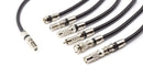 Digital Coaxial Cable Kit with Universal Ends -RG6 Coax Cable and six (6) Piece Adapter Kit includes Male Female RCA BNC F81, and Barrel Connectors - Black, 150 Feet