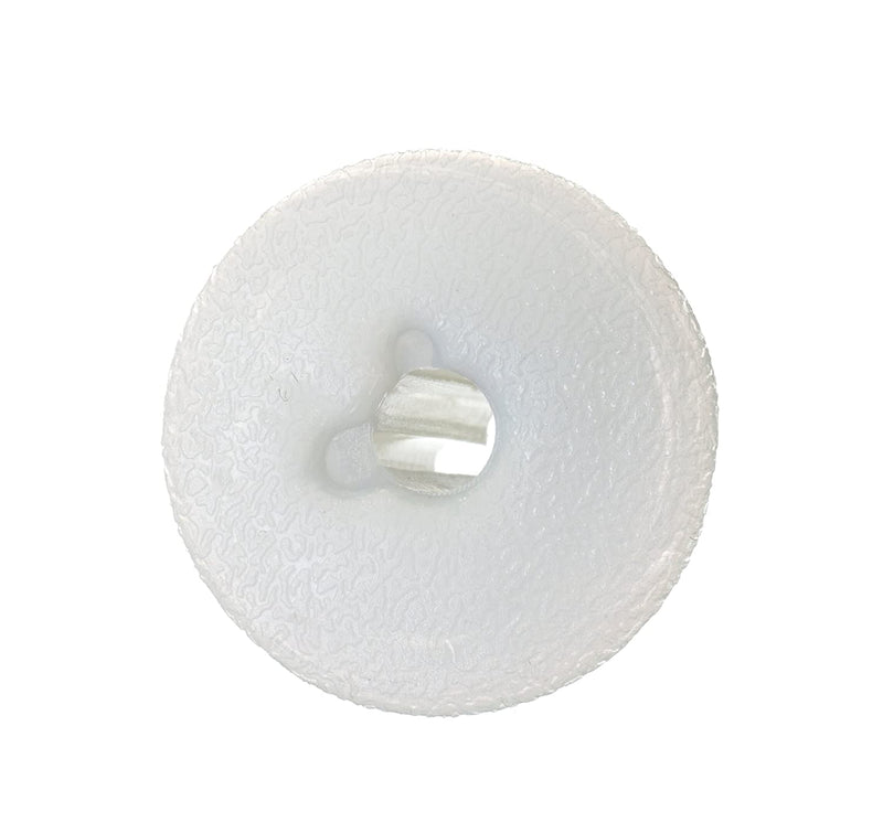 Single Feed Thru Bushing - (White) RG6 Feed Through Bushing (Grommet) Replaces Wallplates (Wall Plates) For Coax Coaxial Cable, Network Cable, CCTV - Indoor/ Outdoor Rated - 10 Pack