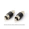 RCA Adapter, Male to Male Coupler, Extender, Barrel - Audio Video RCA Connectors, for Audio, Video, S/PDIF, Subwoofer, Phono, Composite, Component, and More - 50 Pack