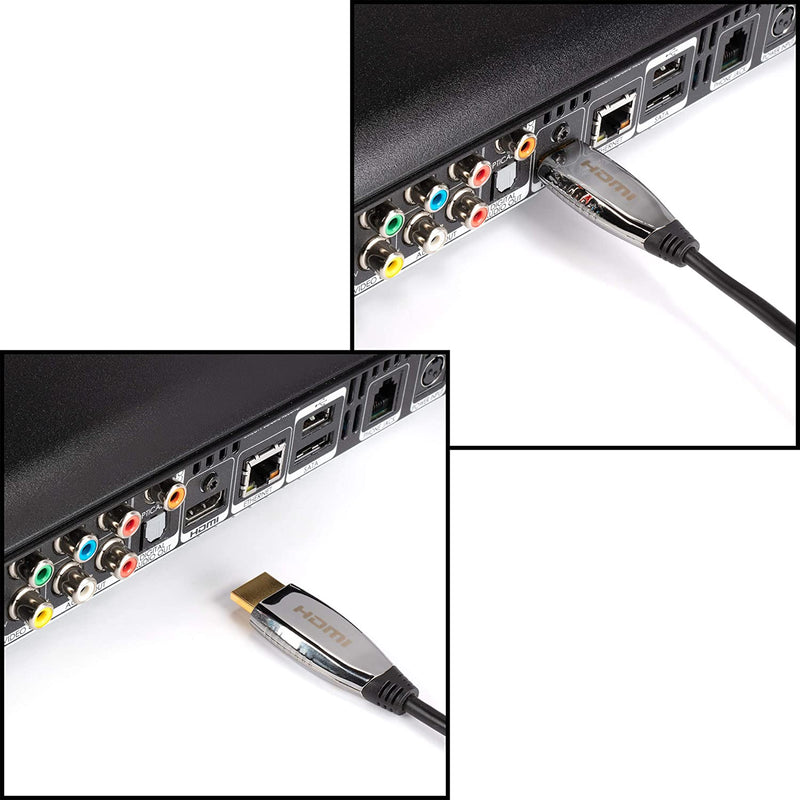 25 Feet, 4K Fiber Optic HDMI Cable, Ultra High Speed Fiber Optic 18Gbp –  THE CIMPLE CO
